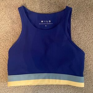 WILO activewear set. Size S. Cobalt Blue. Worn once